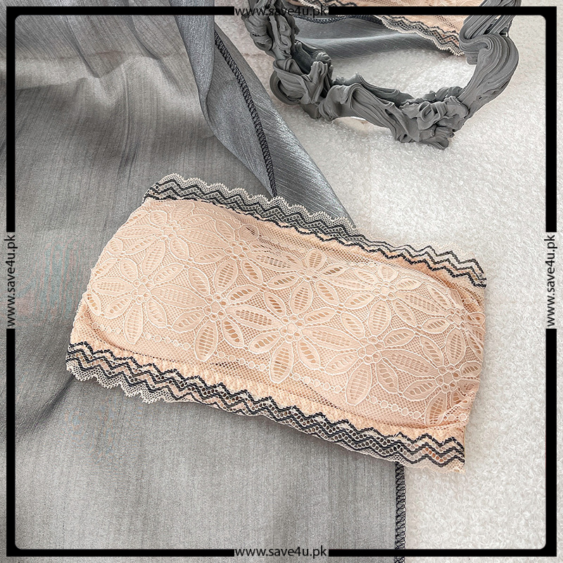 Pack of 2 Strapless Padded Wireless Bra