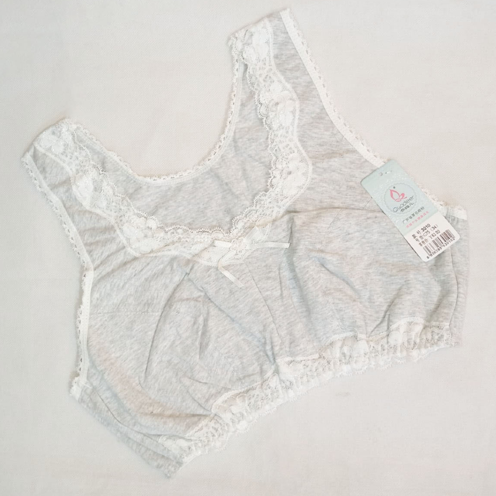 Ladies Wireless Thin Padded Cotton Comfy Bra