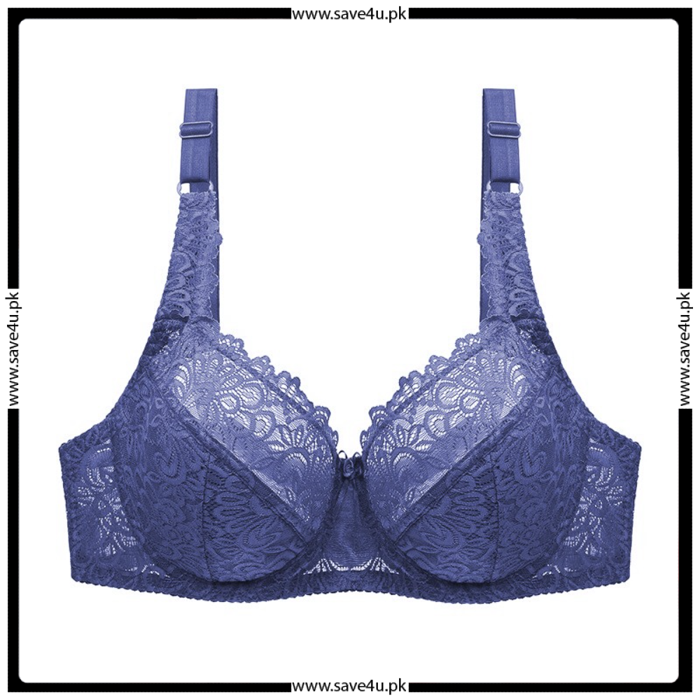 Floral Lace Underwire Full Coverage Bra