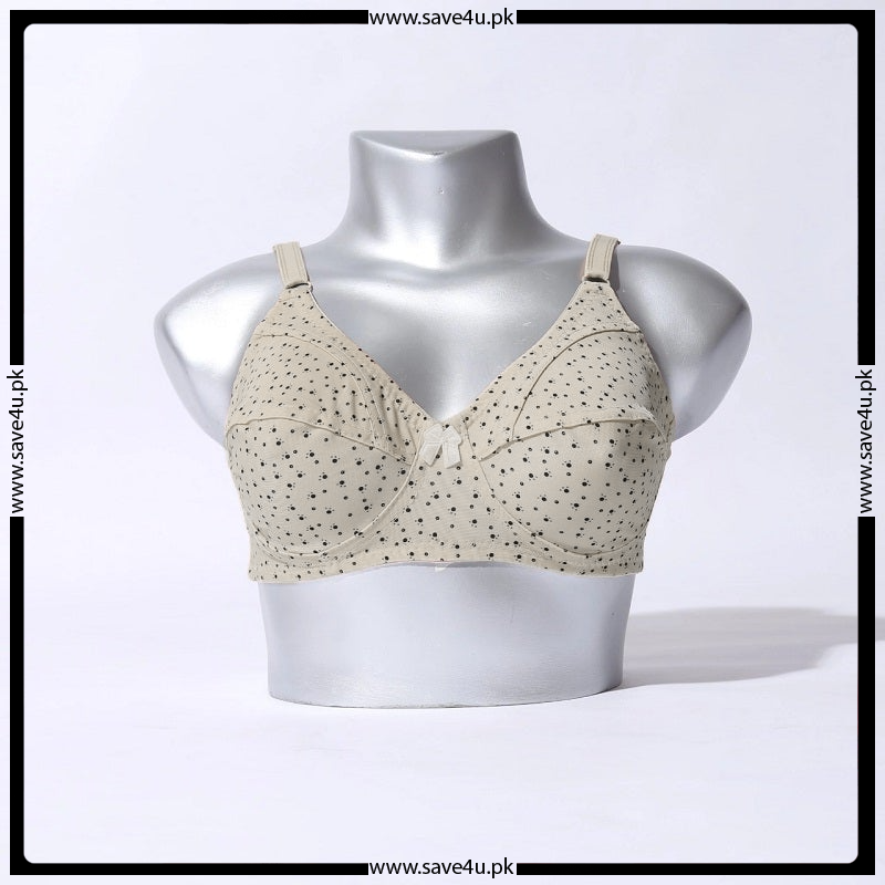 Pack of 2 Women Comfortable Cotton Printed Bra