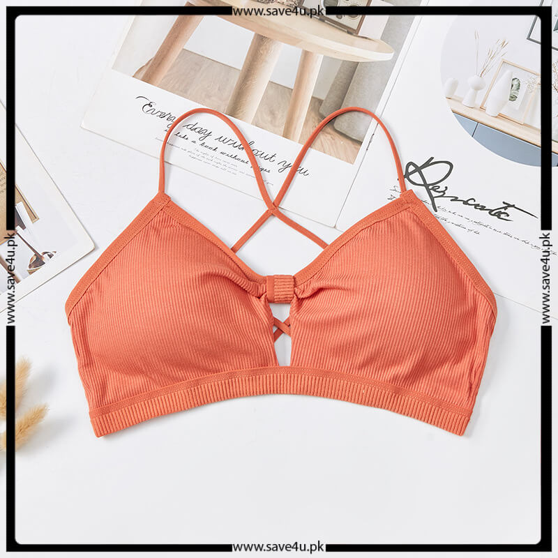 Bow Knot Soft Removable Cups Bra