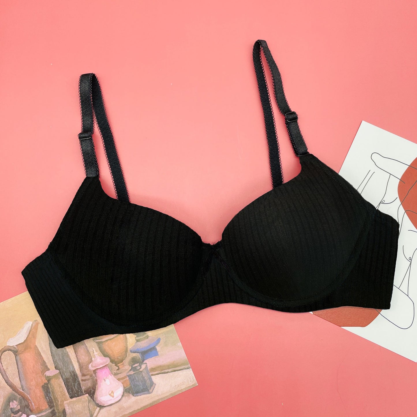 Lining Thin Padded Wired Push-Up Bra