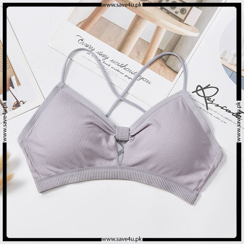 Bow Knot Soft Removable Cups Bra