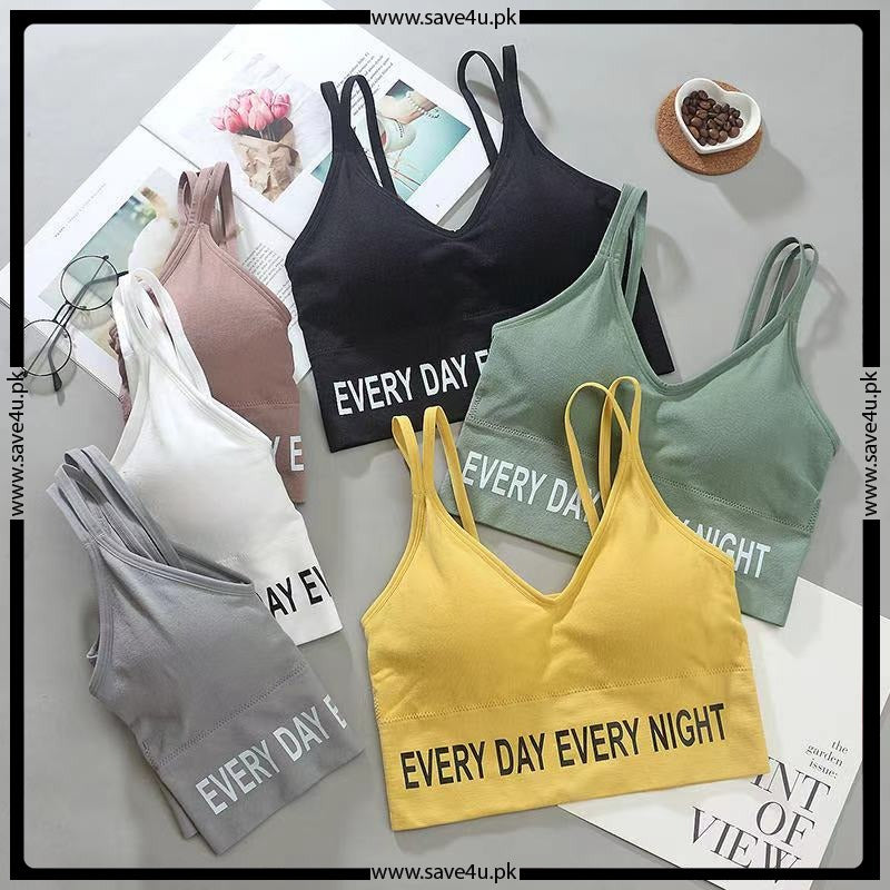 Wireless Everyday Cotton Bra with Soft Pads