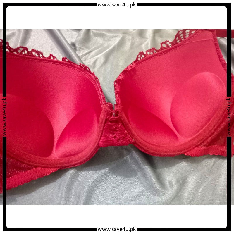Gorgeous Allure Lace Trim Push-Up Bra