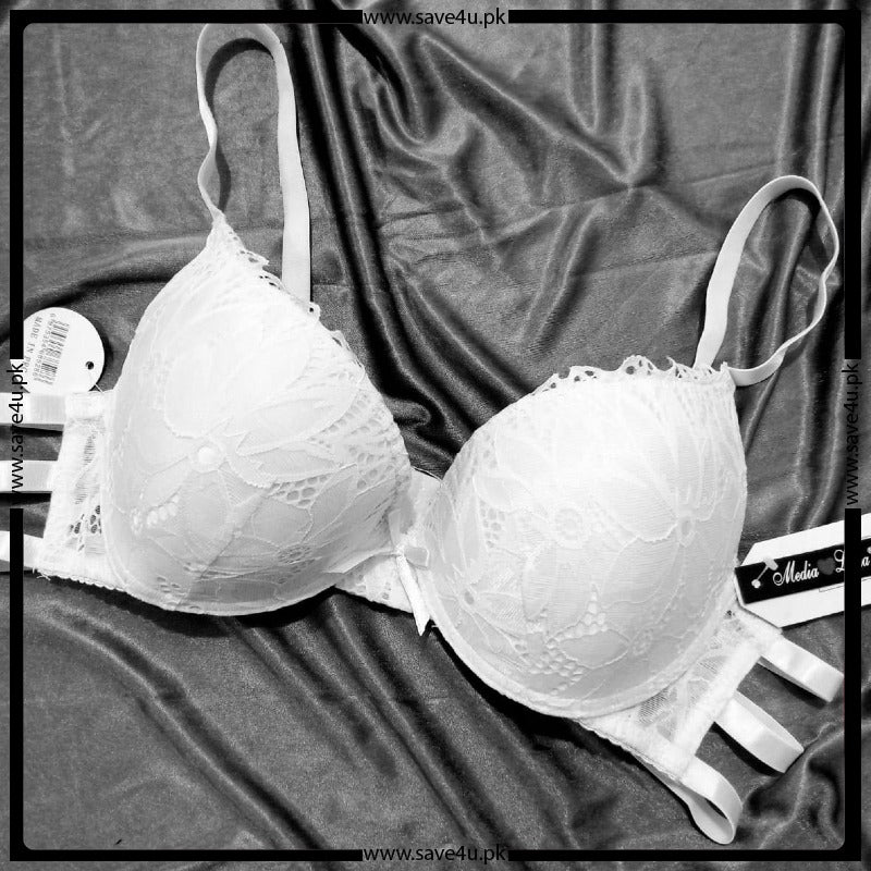 Gorgeous Allure Lace Trim Push-Up Bra