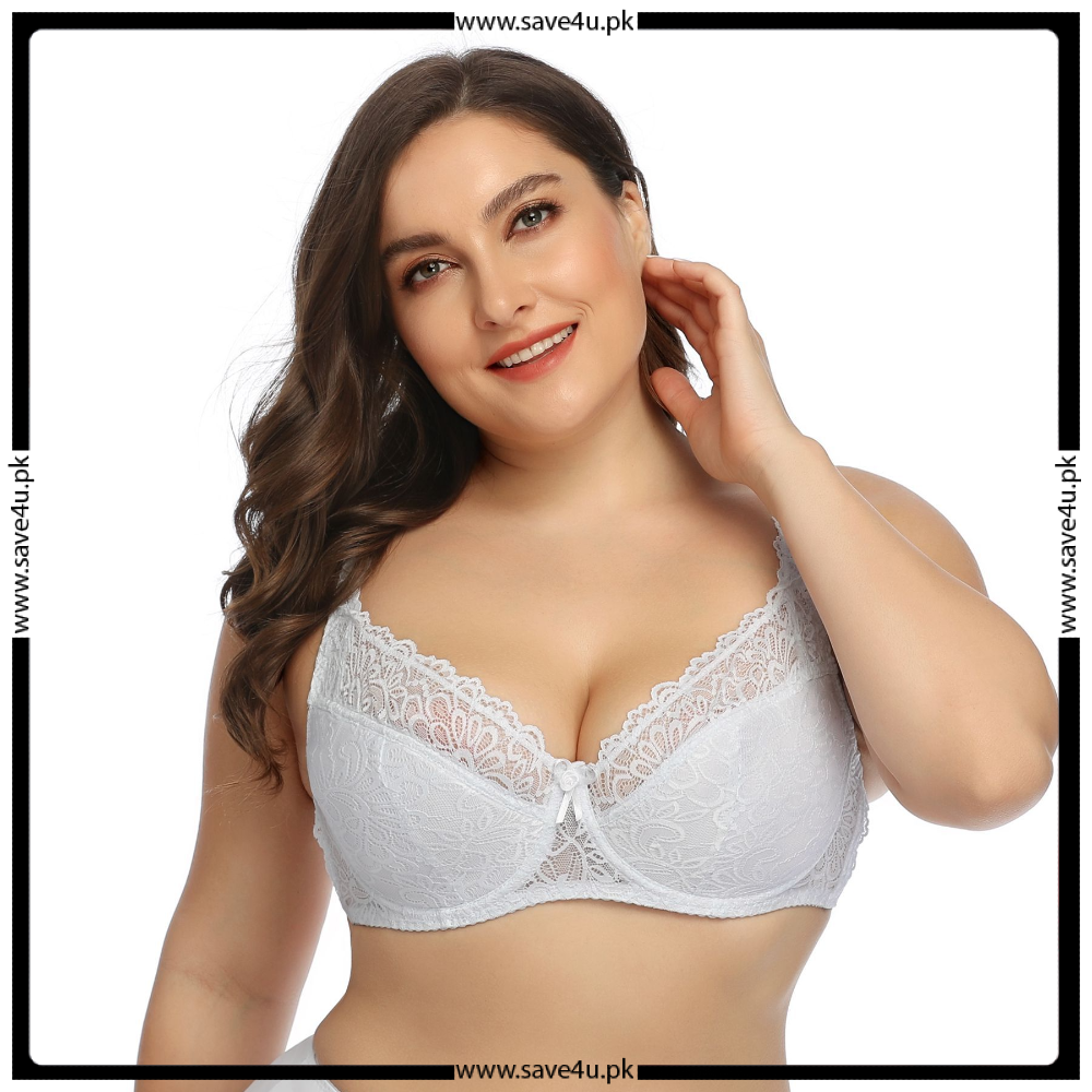 Floral Lace Underwire Full Coverage Bra
