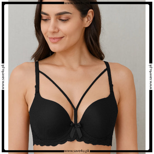 Soft Charm Strappy Push-Up Bra