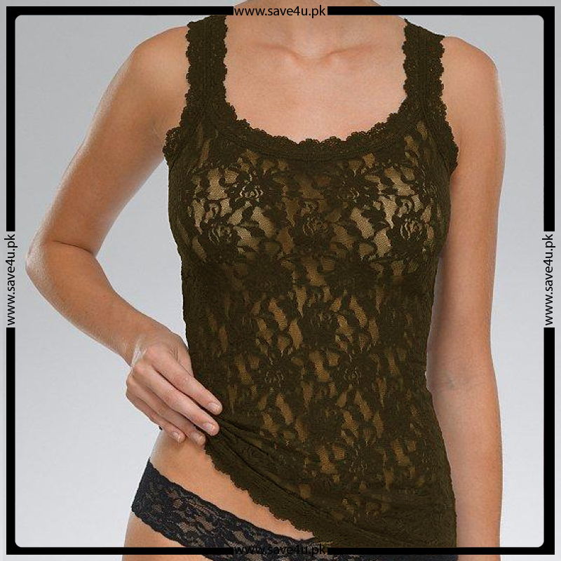 Women's Floral Mesh Design Camisole
