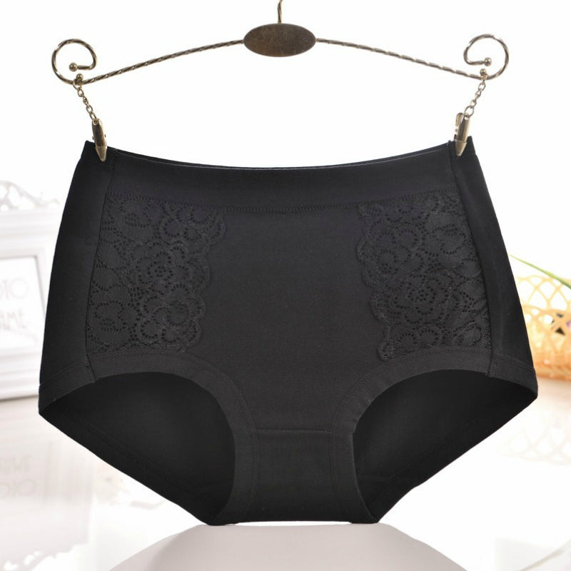 Pack of 2 Lace Trim Full Coverage Panties