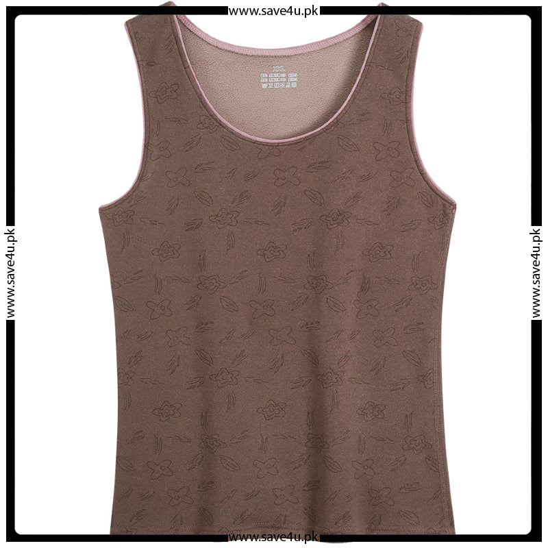 Printed Thermic Warm Fleece Camisole
