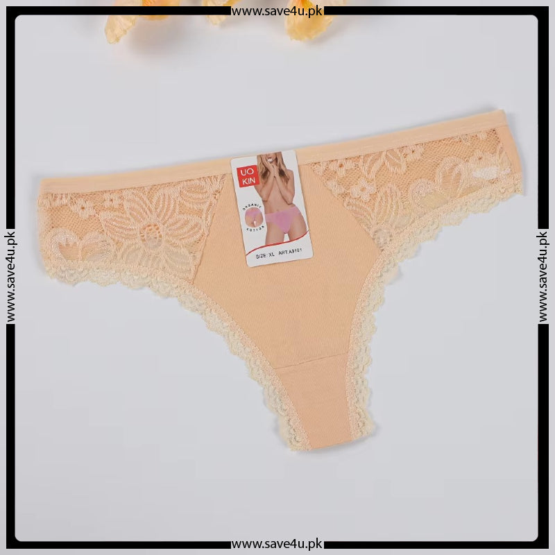 Pack of 2 Soft Touch Lacy Thongs