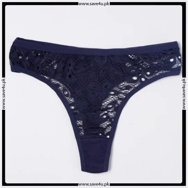 Pack of 4 See Thong Through Net Panties