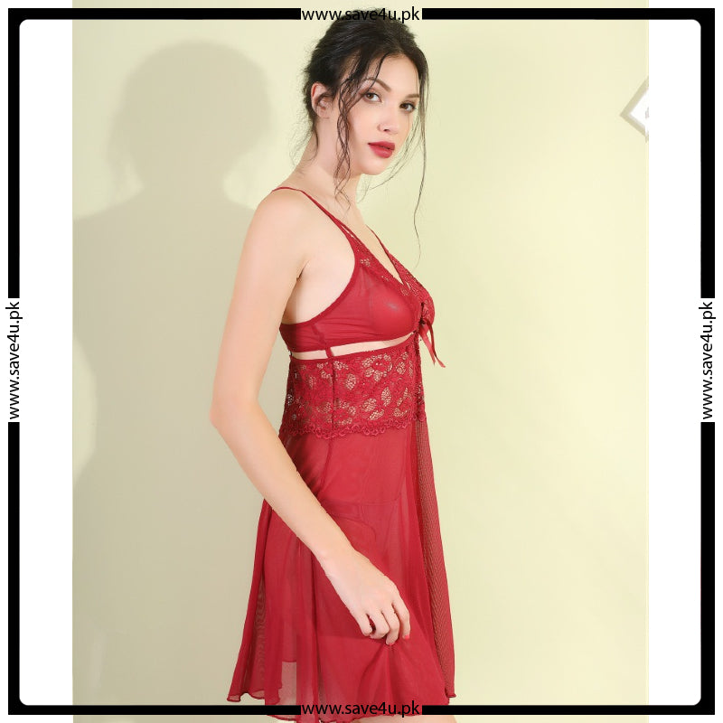 Floral Lace Trim Seamless Design Lingerie