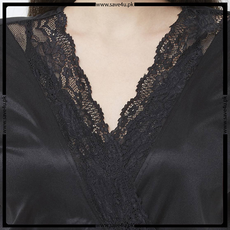 Sweet Embrace Satin Nightwear