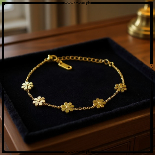 Gold Color Imported Chain Bracelet
