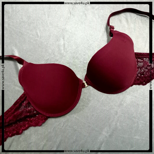 Pack Of 2 Nylon Lace Padded Bra