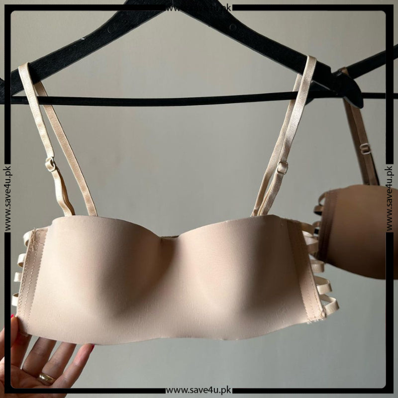 Anti Slip Padded Adjustable Demi Cup Bra
