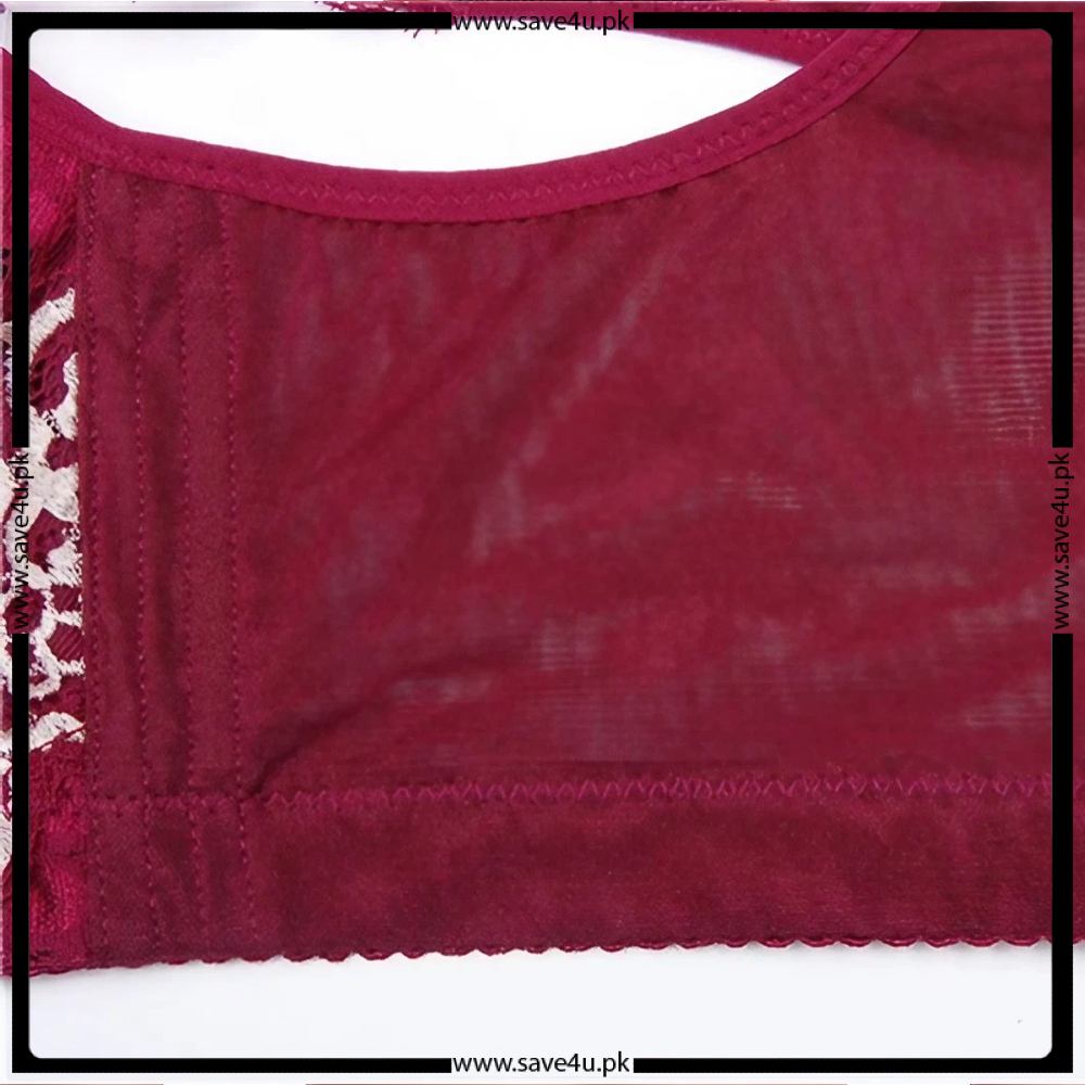 Embroidered Non-Padded Underwired Bra