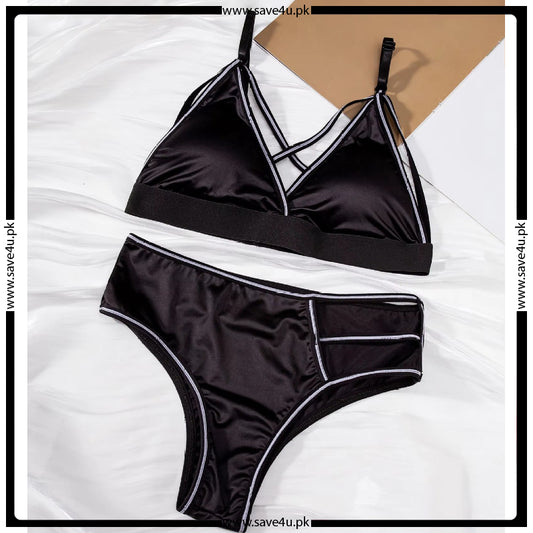 Chic Slim Fit Padded Bra with Matching Luxe Panty