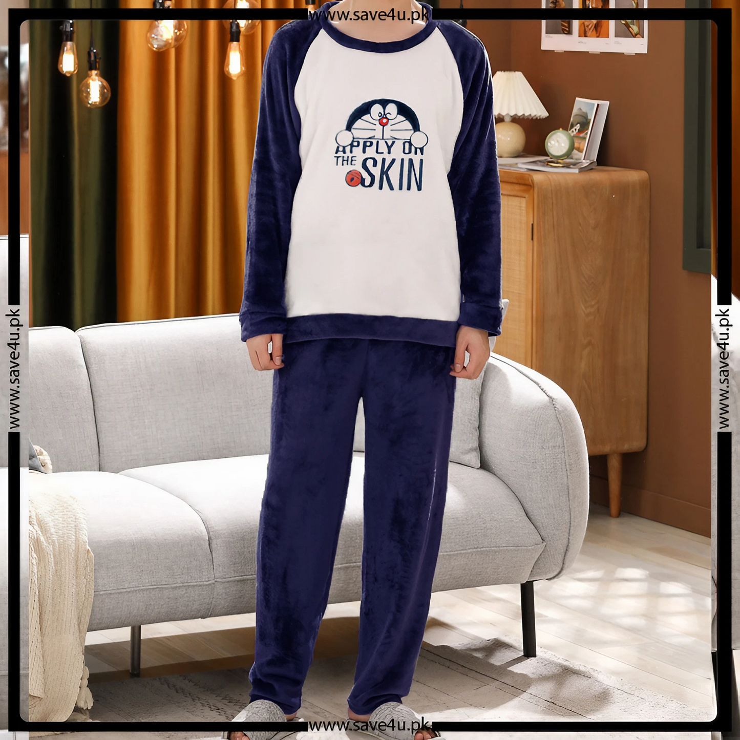 Doraemon Fluffy Thick Warm Winter Suit