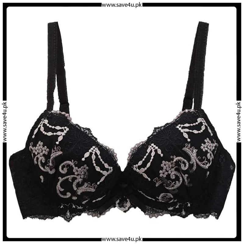 Printed Double Padded Wired Push Up Bra