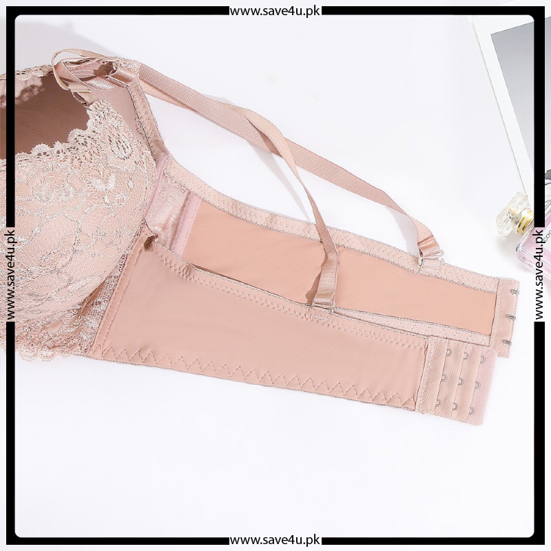 Exquisite Floral Lace Push Up Wired Bra