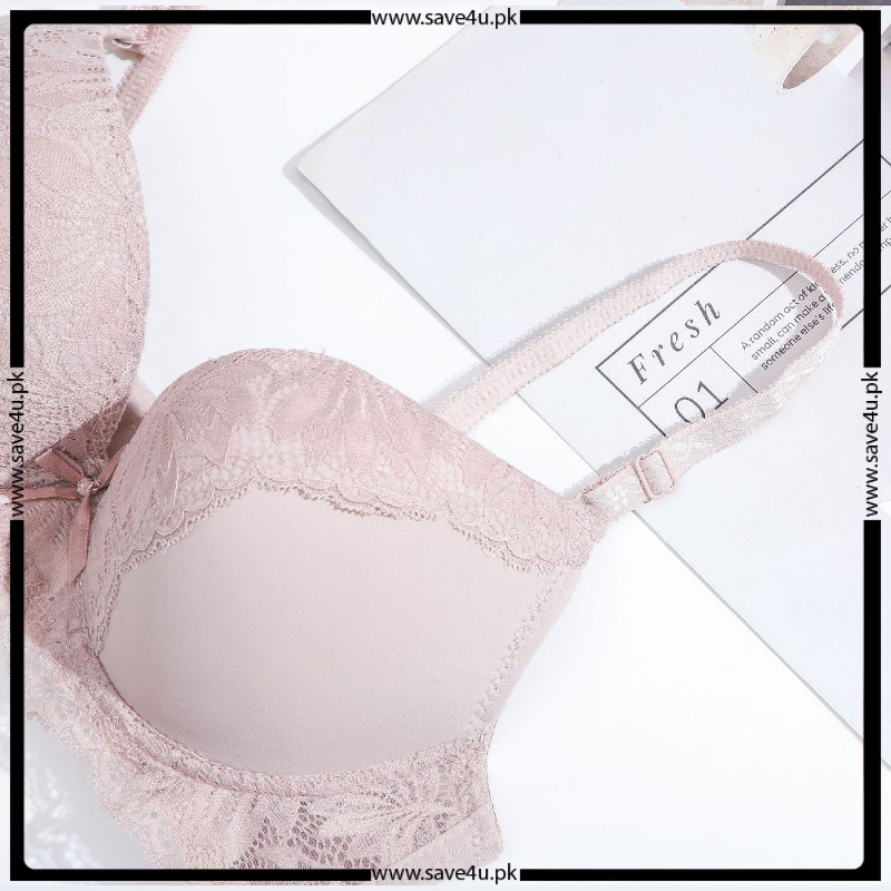 Floral Lace T-Shirt Wired Bra
