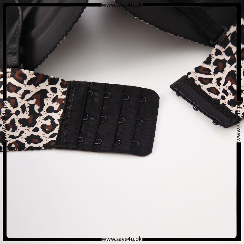 Printed Double Padded Seamless Push Up Bra