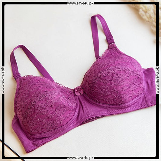 Soft Padding Wireless Nylon Bra