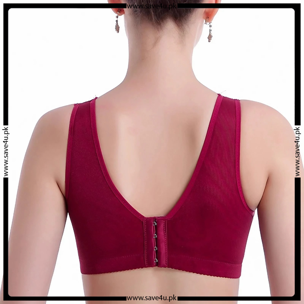 Embroidered Non-Padded Underwired Bra