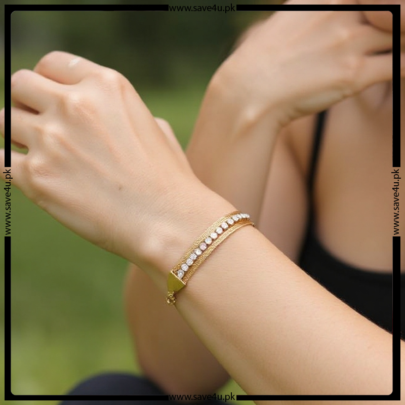 Gold Color Imported Chain Bracelet