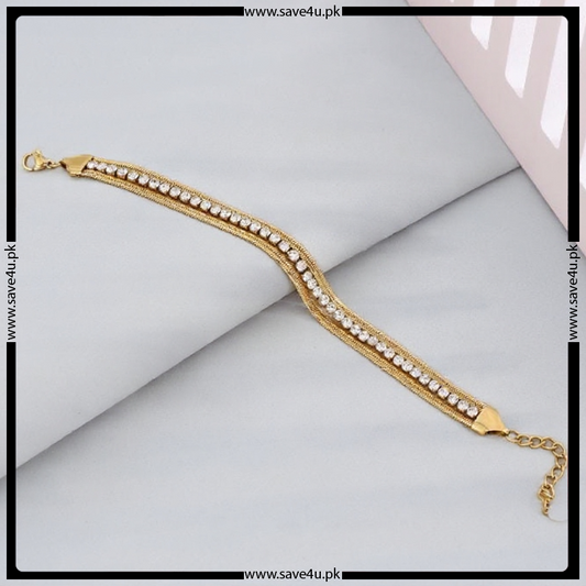 Gold Color Imported Chain Bracelet