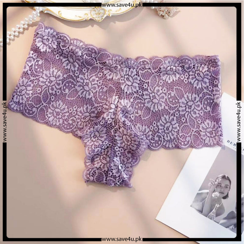 Pack of 3 Lace Thong Panties
