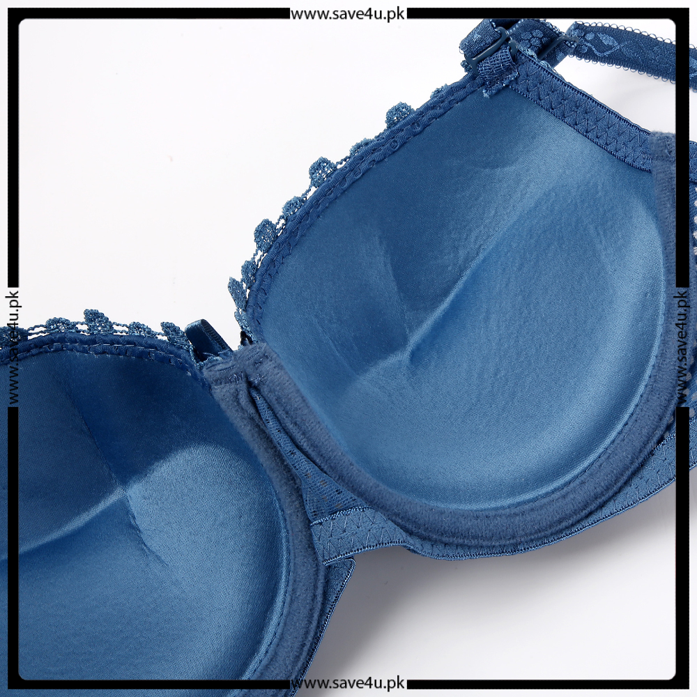 Thin Padded Push up Trim Lace Bra