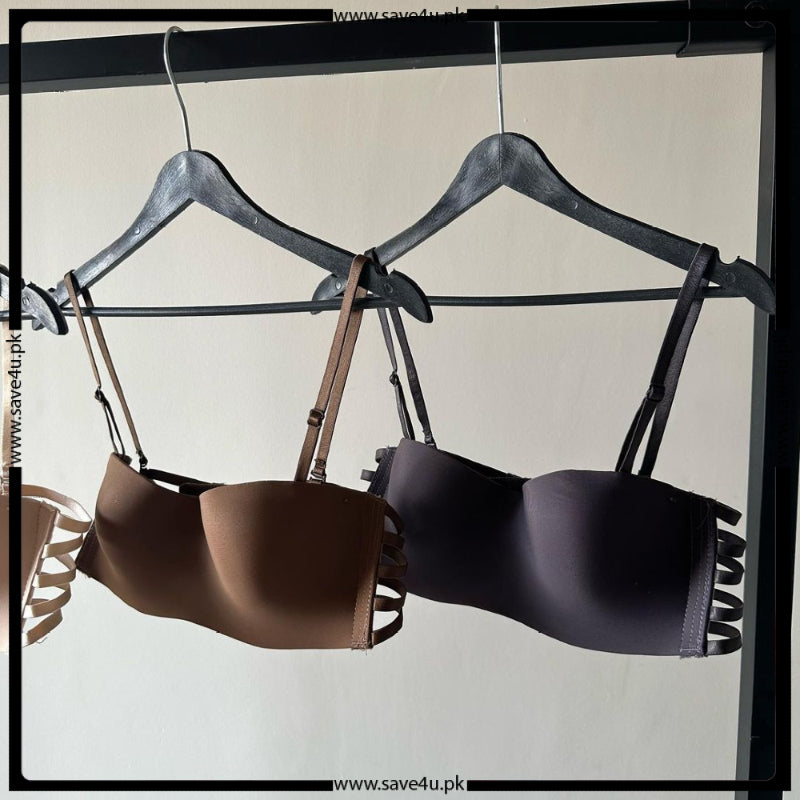 Anti Slip Padded Adjustable Demi Cup Bra
