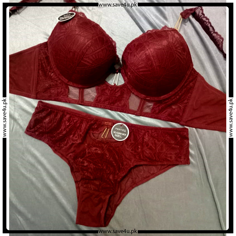 Luxe Sheer Net Seductive Bra Set