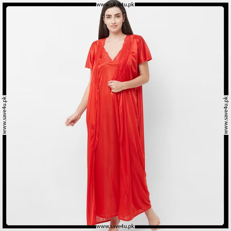 Sweet Embrace Satin Nightwear
