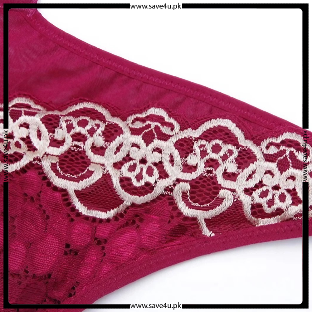 Embroidered Non-Padded Underwired Bra
