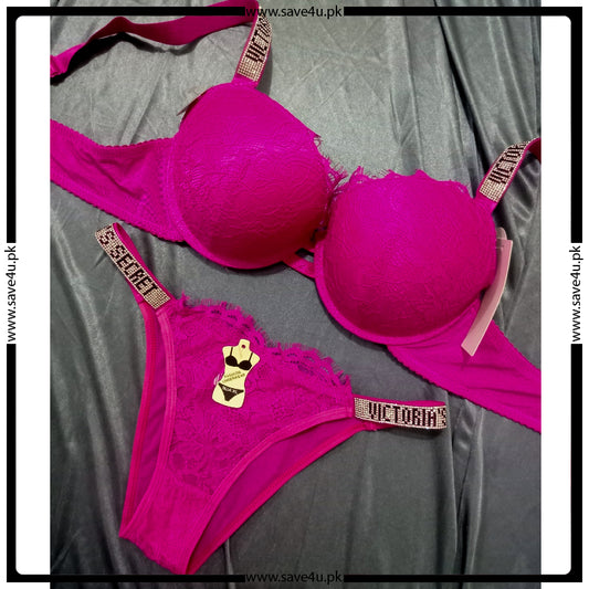 Veloura Net Luxe Double Push-Up Bra Set