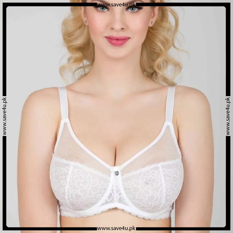 Lace Trimed Thin Padded Bra
