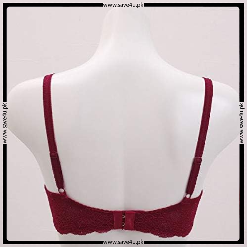 Printed Double Padded Wired Push Up Bra