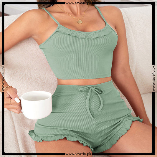 Snug Cotton Short Shirt Pajama Set