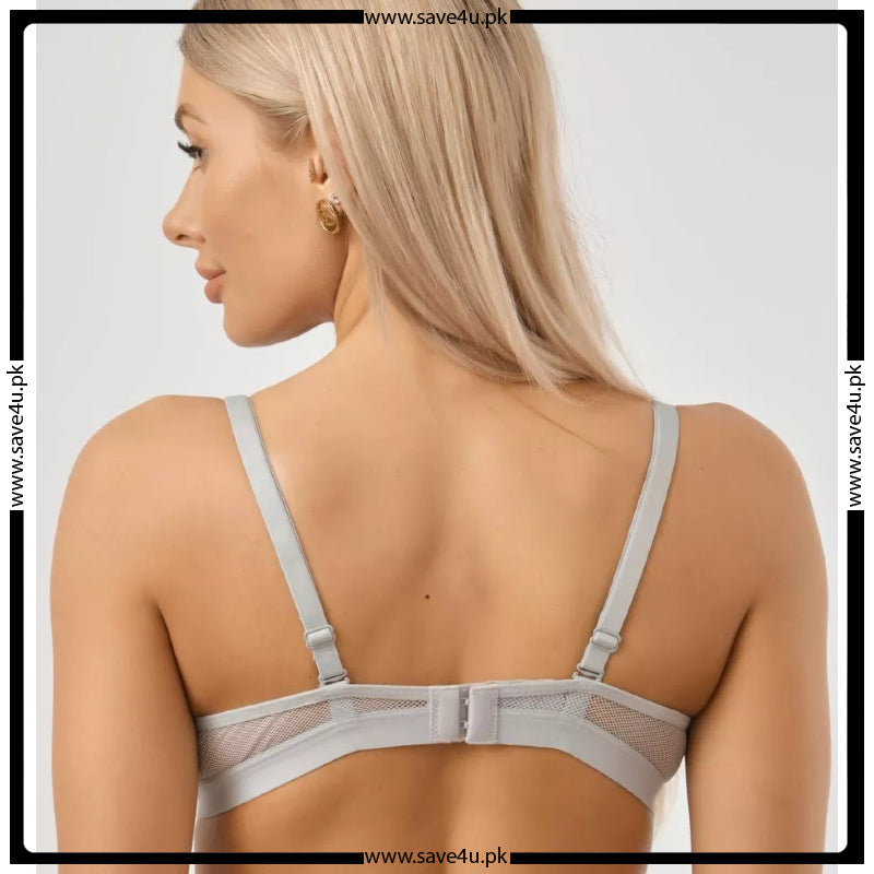 Soft Nylon Thin Padded Wired Bra