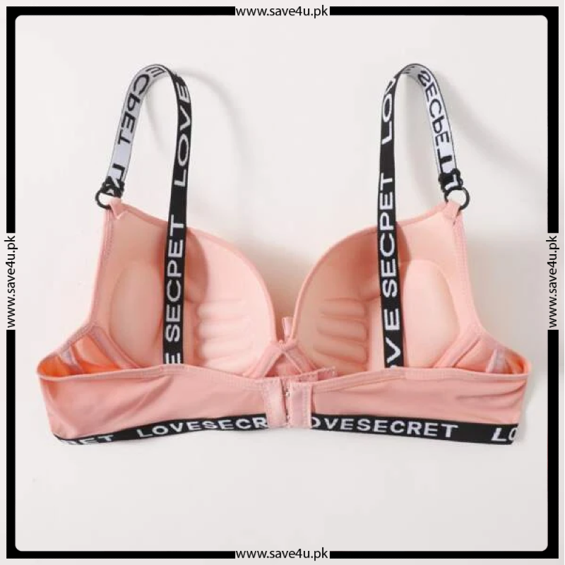 Floral Lace Sports Padded Wired Bra