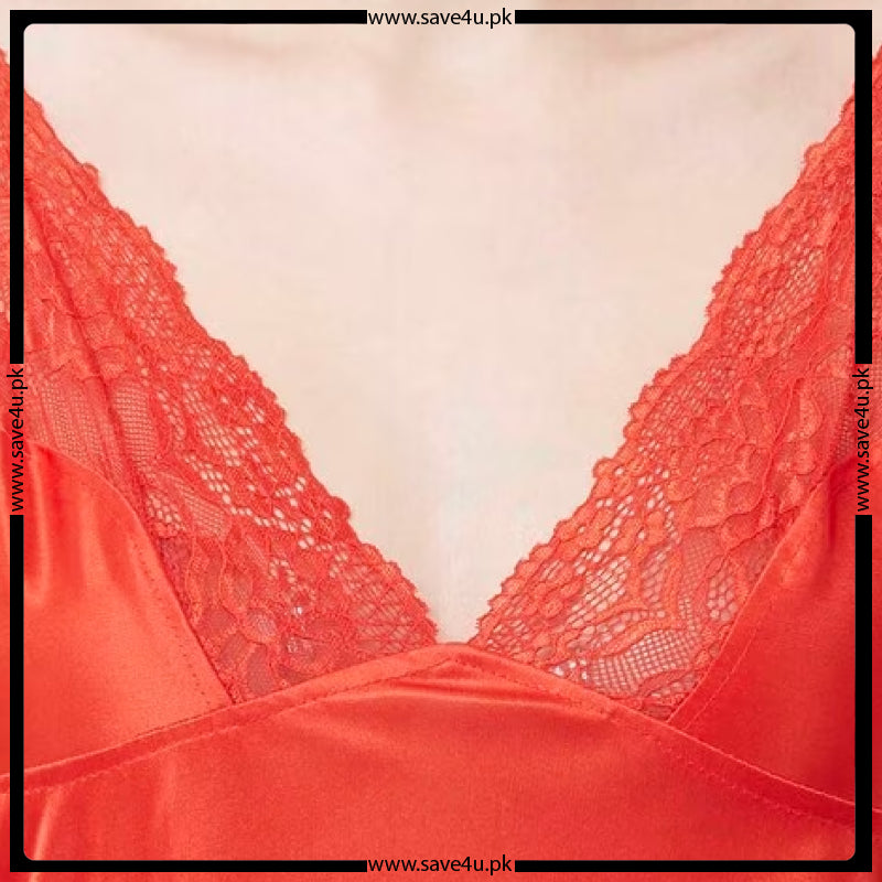 Sweet Embrace Satin Nightwear