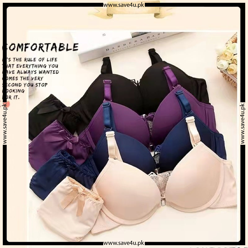 Push-up Front Open Butterfly Back Set