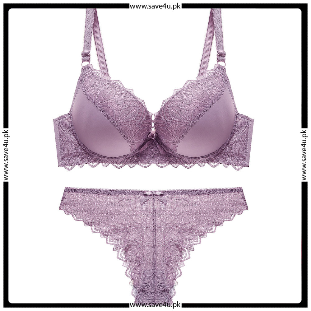 T-Shirt Wired Bra With Thong Panty