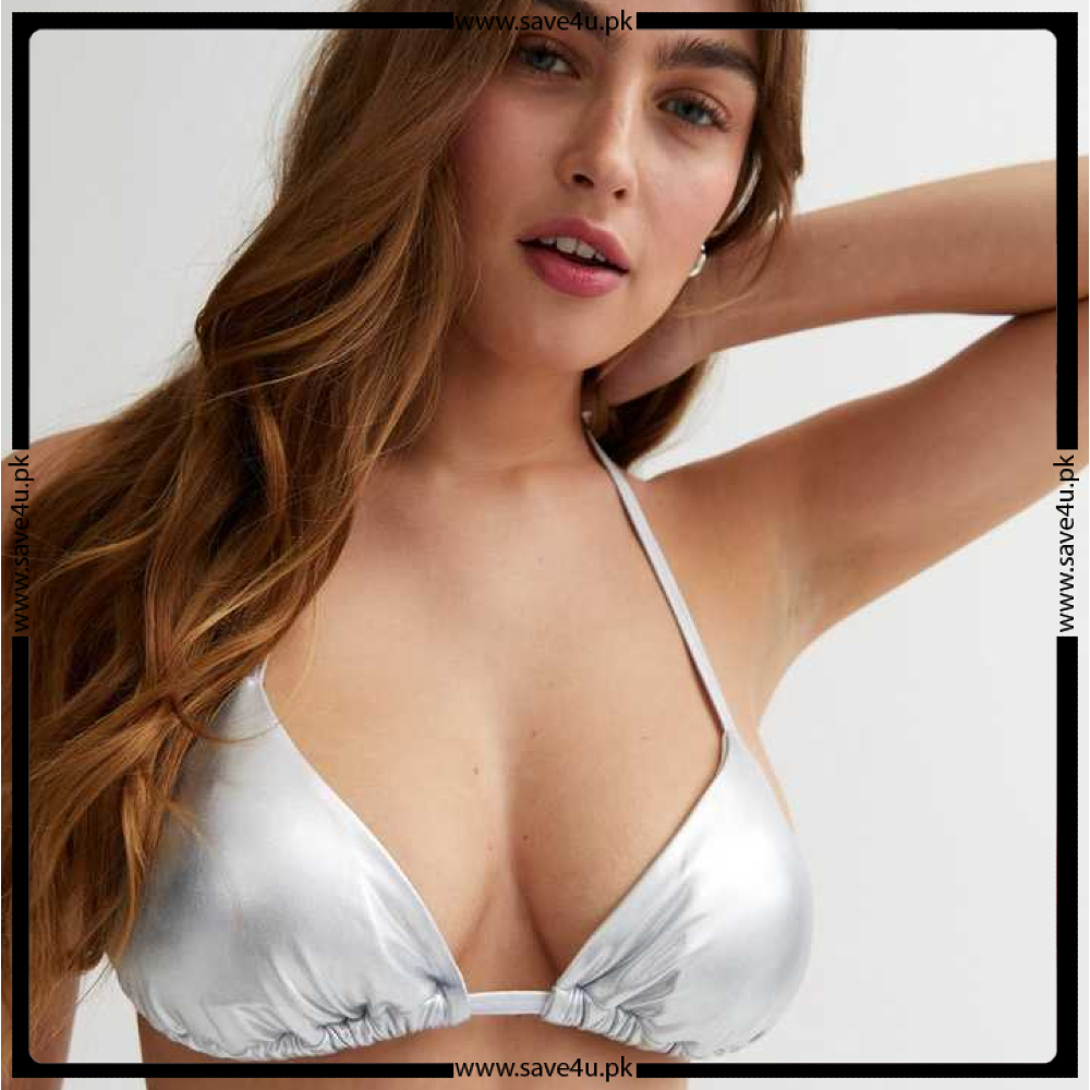 Satin Silk Removable Pad Bikini Set