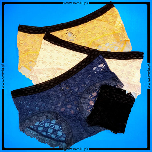 Pack of 2 Full Net See through Panties